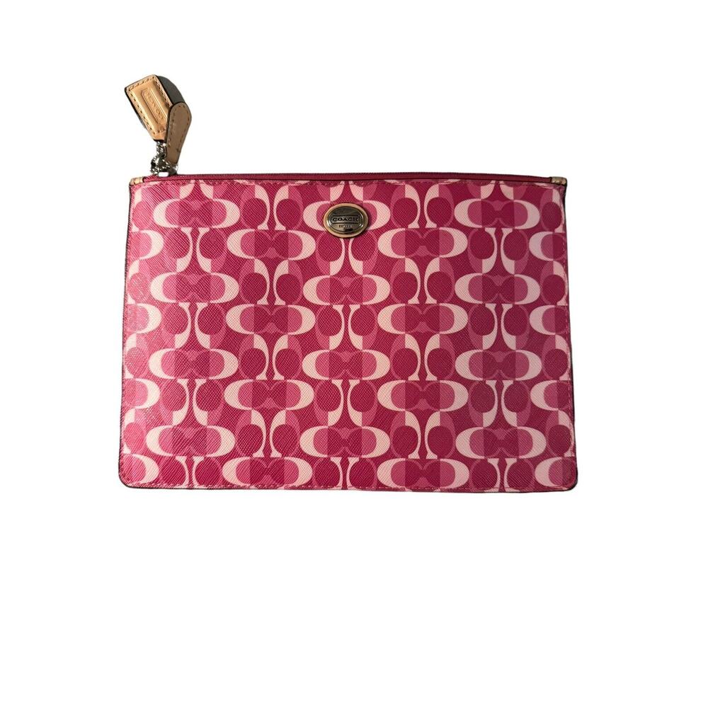 COACH F67516 Peyton Dream C Bordeaux TECH iPad / TABLET POUCH/CASE/CLUTCH